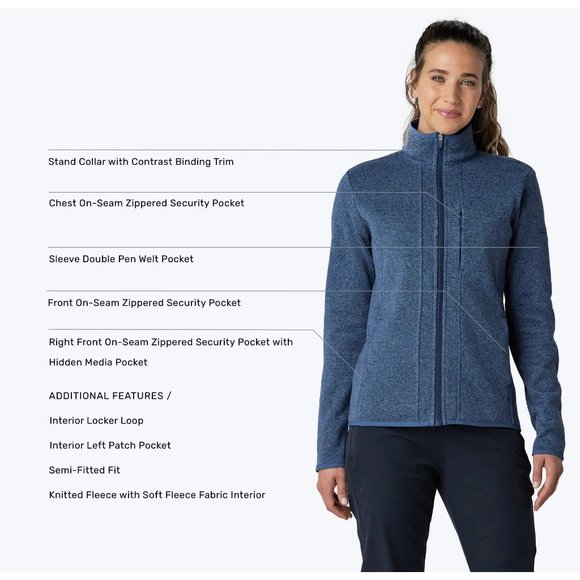 Medilita Strata Women's Fleece Medical Jacket - Size M - Picture 3 of 11